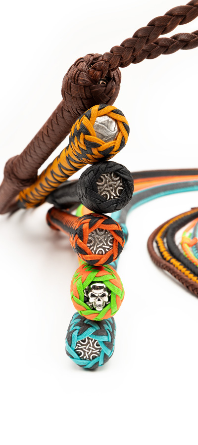 Conchos from top to bottom; Celtic Copper, American Eagle, Celtic Silver, Celtic Silver, Pirate Skull, Celtic Silver